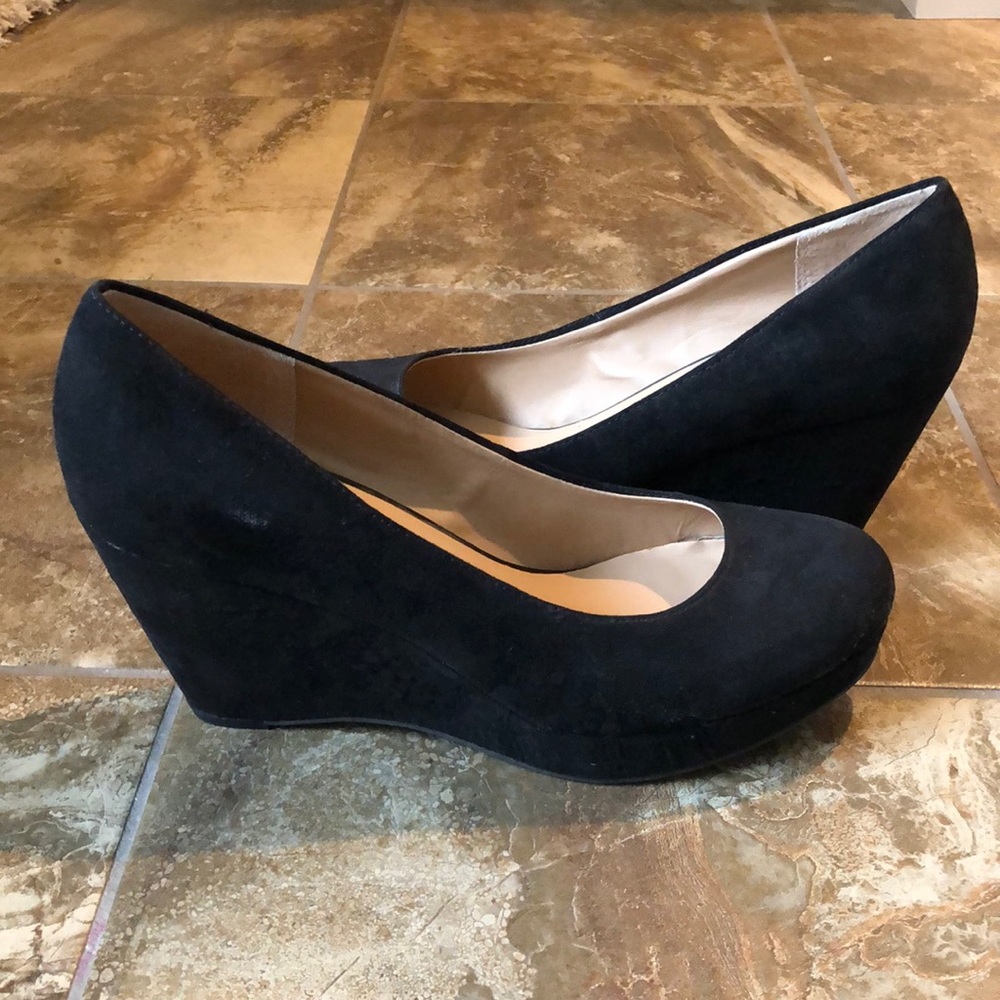Black Wedge Shoes